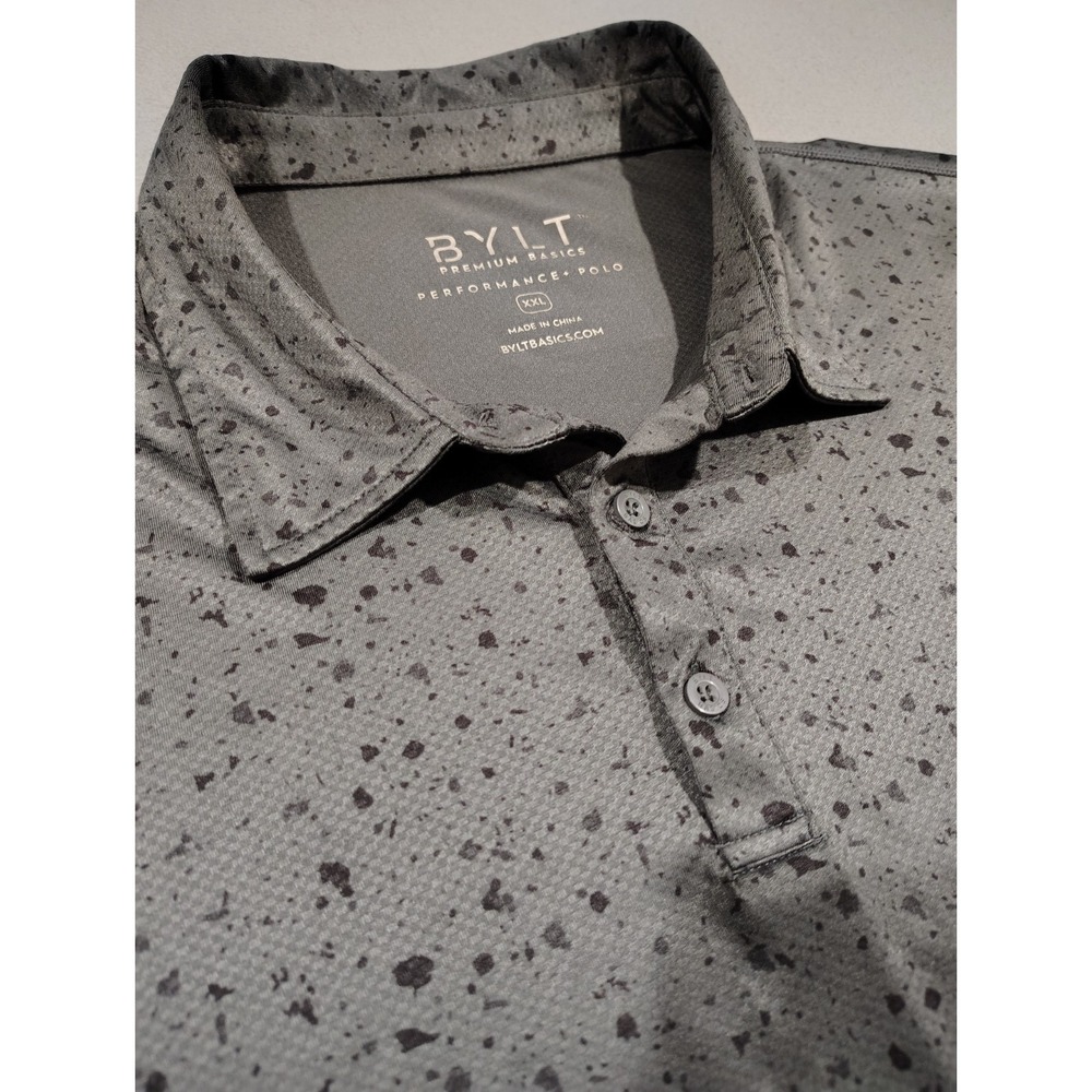 Bylt Polo Premium Basic Drop Cut Performance Mens… - image 4